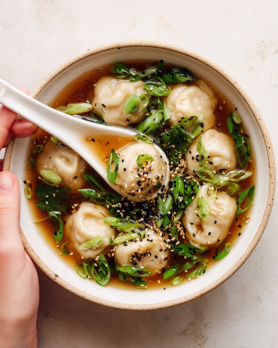 Instant Pot Spicy Dumpling Soup Recipe - Recipe Image