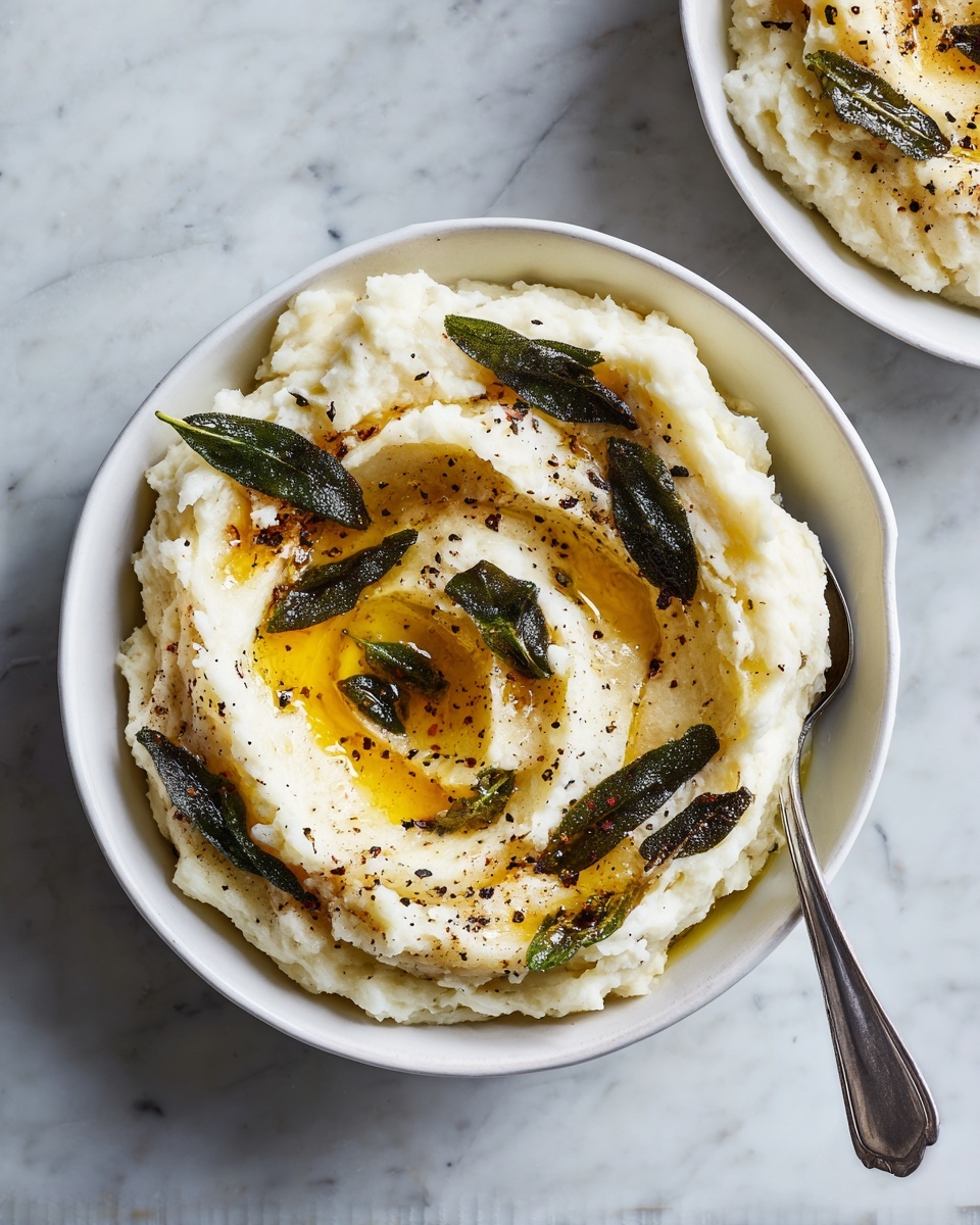 Manchego Brown Butter Whipped Potatoes – A Creamy, Nutty Twist on a Classic Recipe - Recipe Image