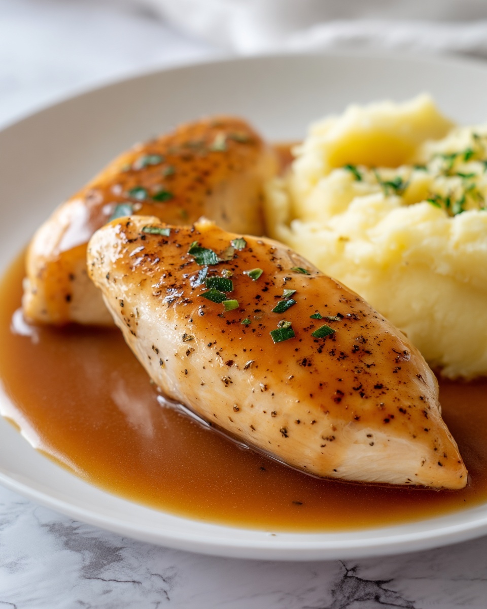 Easy Crock Pot Chicken and Gravy Recipe - Recipe Image