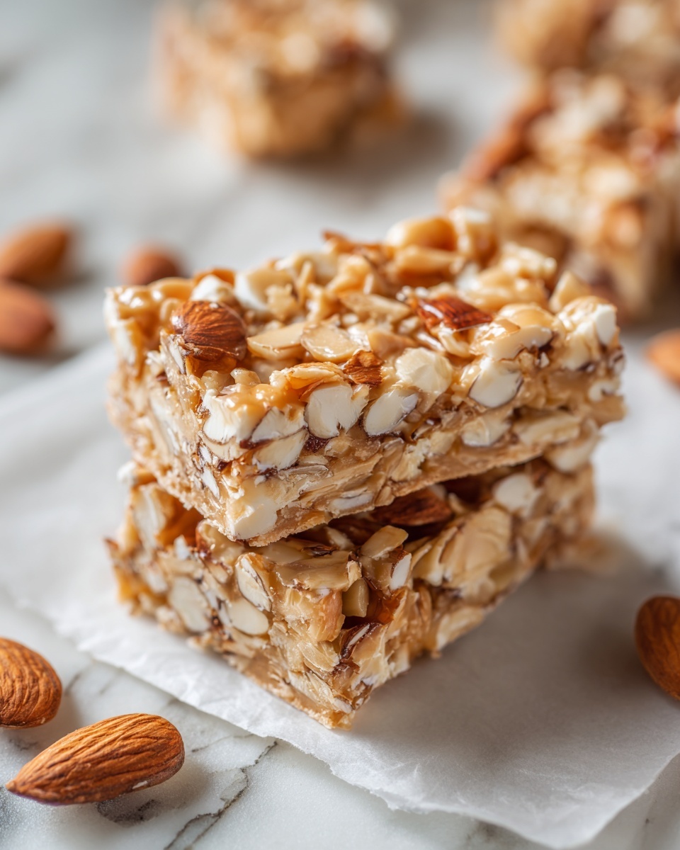 Vegan Almond Croissant Cookie Bars Recipe - Recipe Image