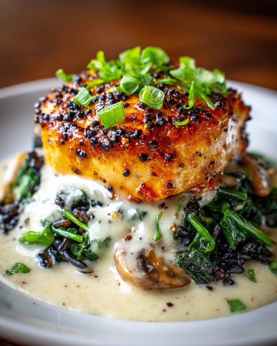 Healthy Mushroom-Stuffed Chicken Breast Recipe - Recipe Image
