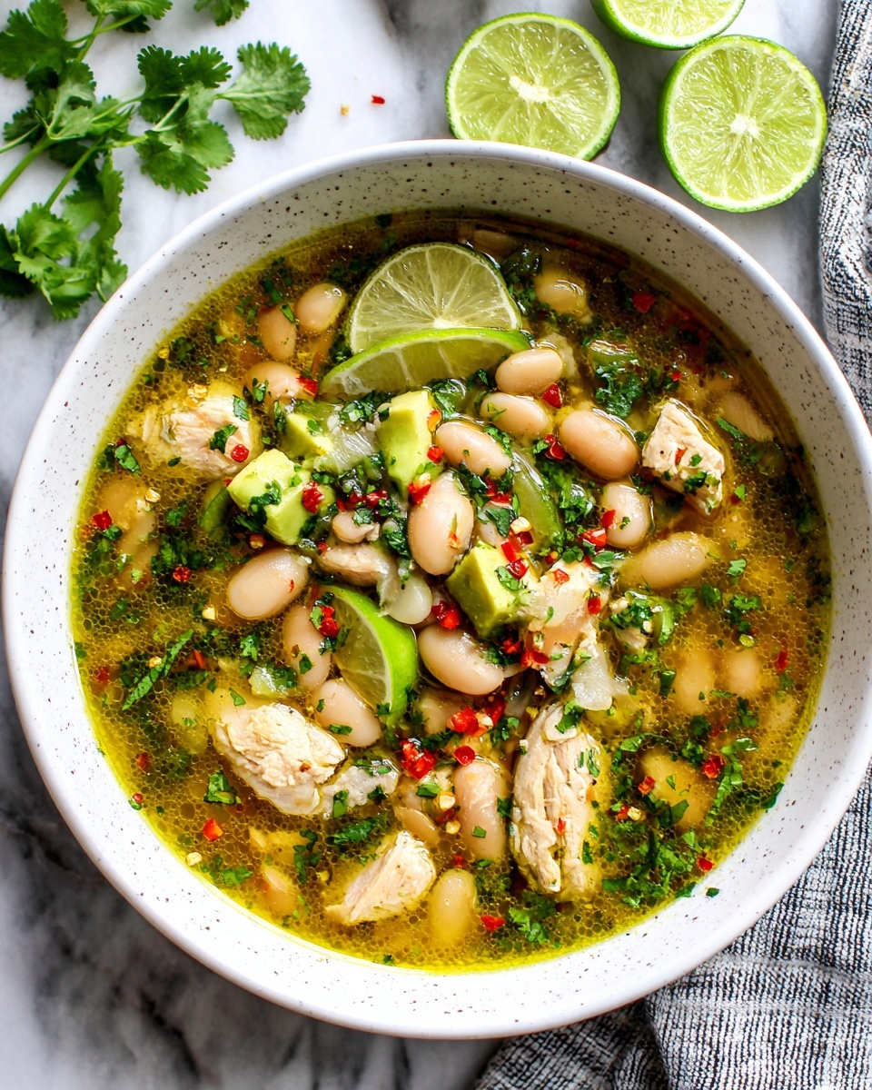 Green Chili Chicken Soup Recipe - Recipe Image