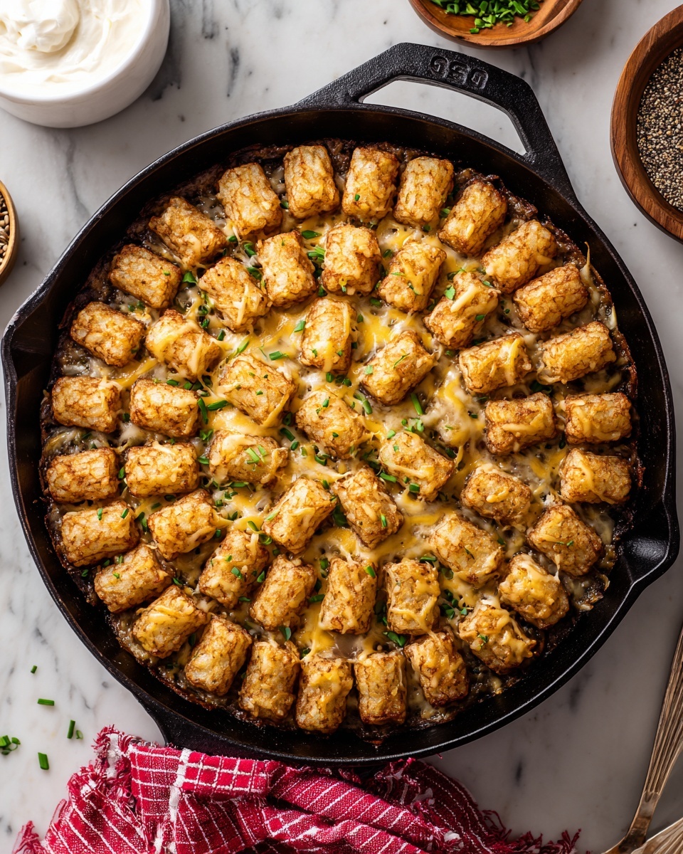 Green Bean Casserole with Tater Tots Recipe - Recipe Image