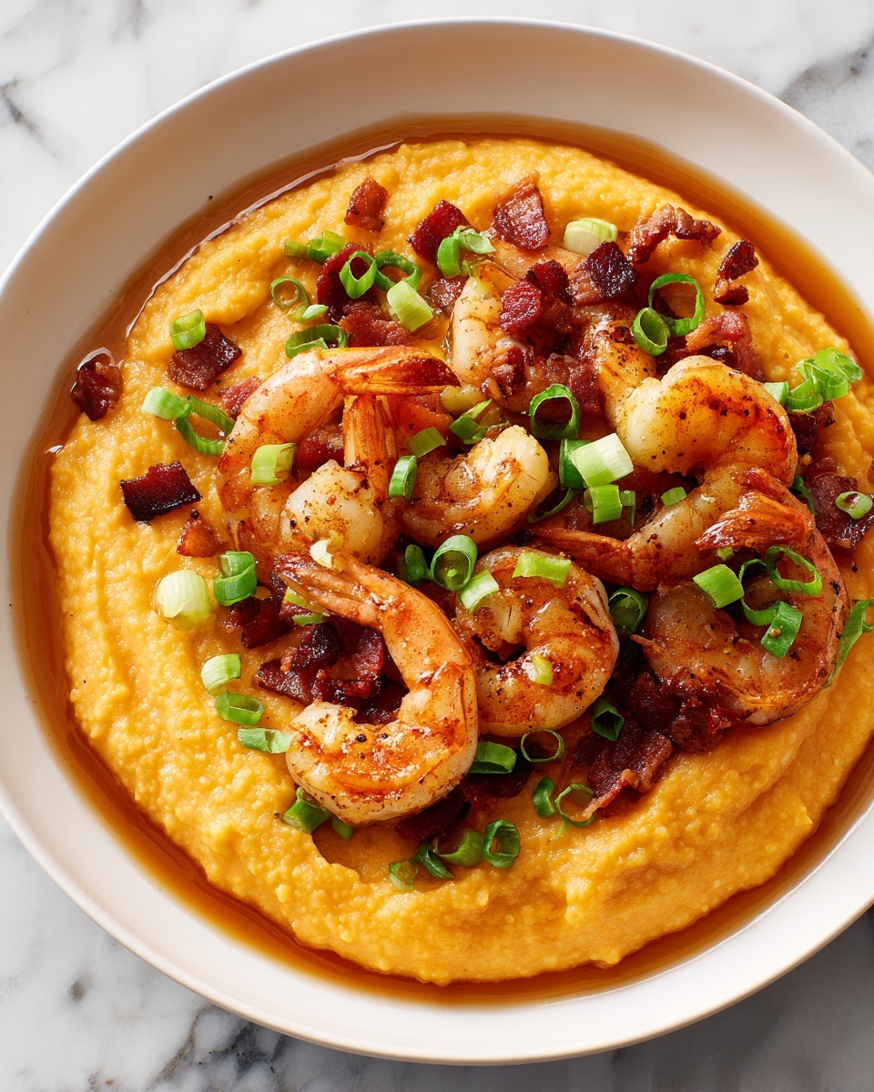 Authentic Southern Shrimp and Grits Recipe - Recipe Image
