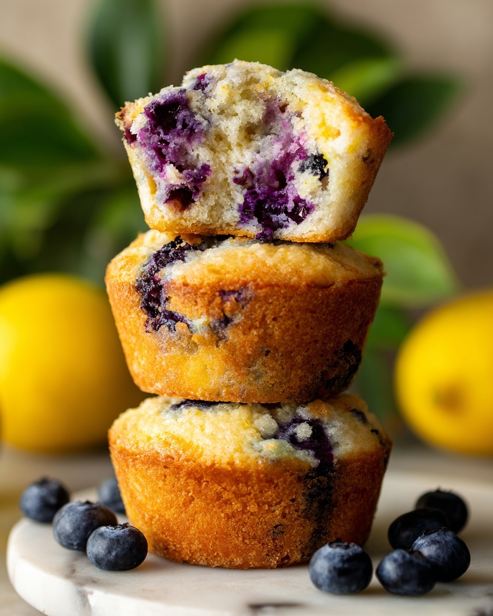Lemon Blueberry Muffins Recipe - Recipe Image