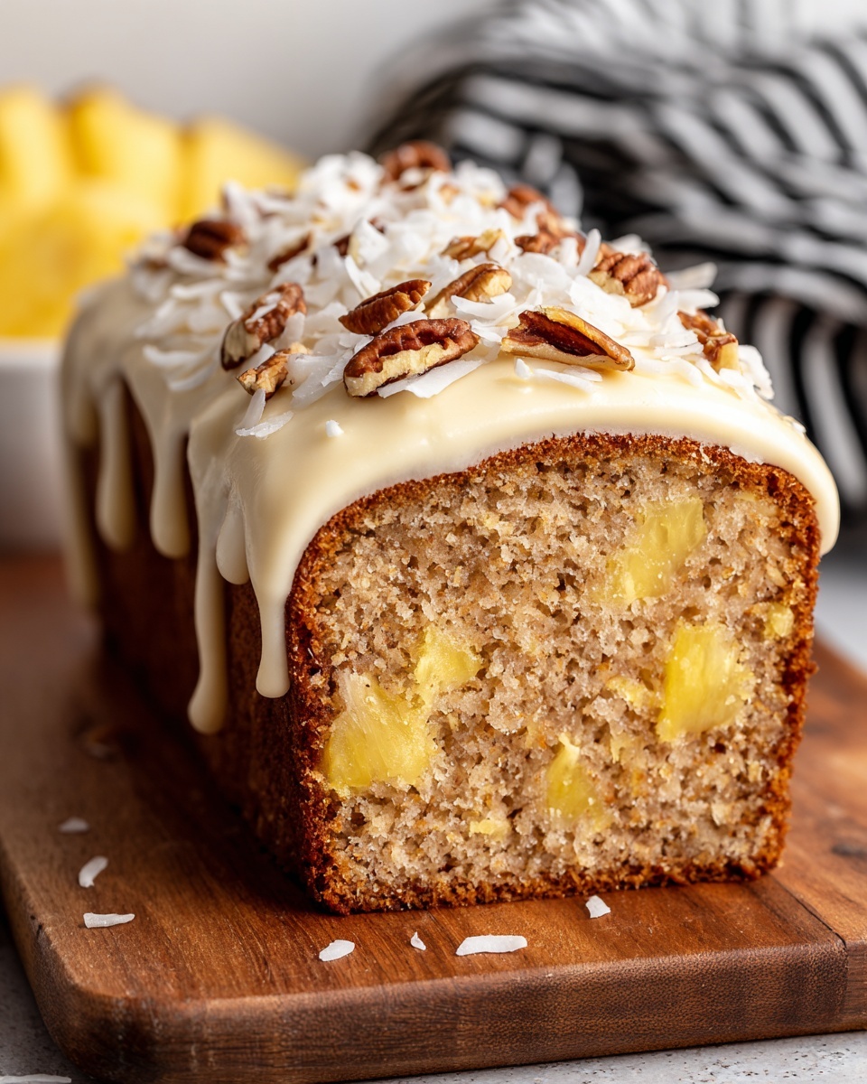 Hummingbird Bread with Cream Cheese Frosting Recipe - Recipe Image