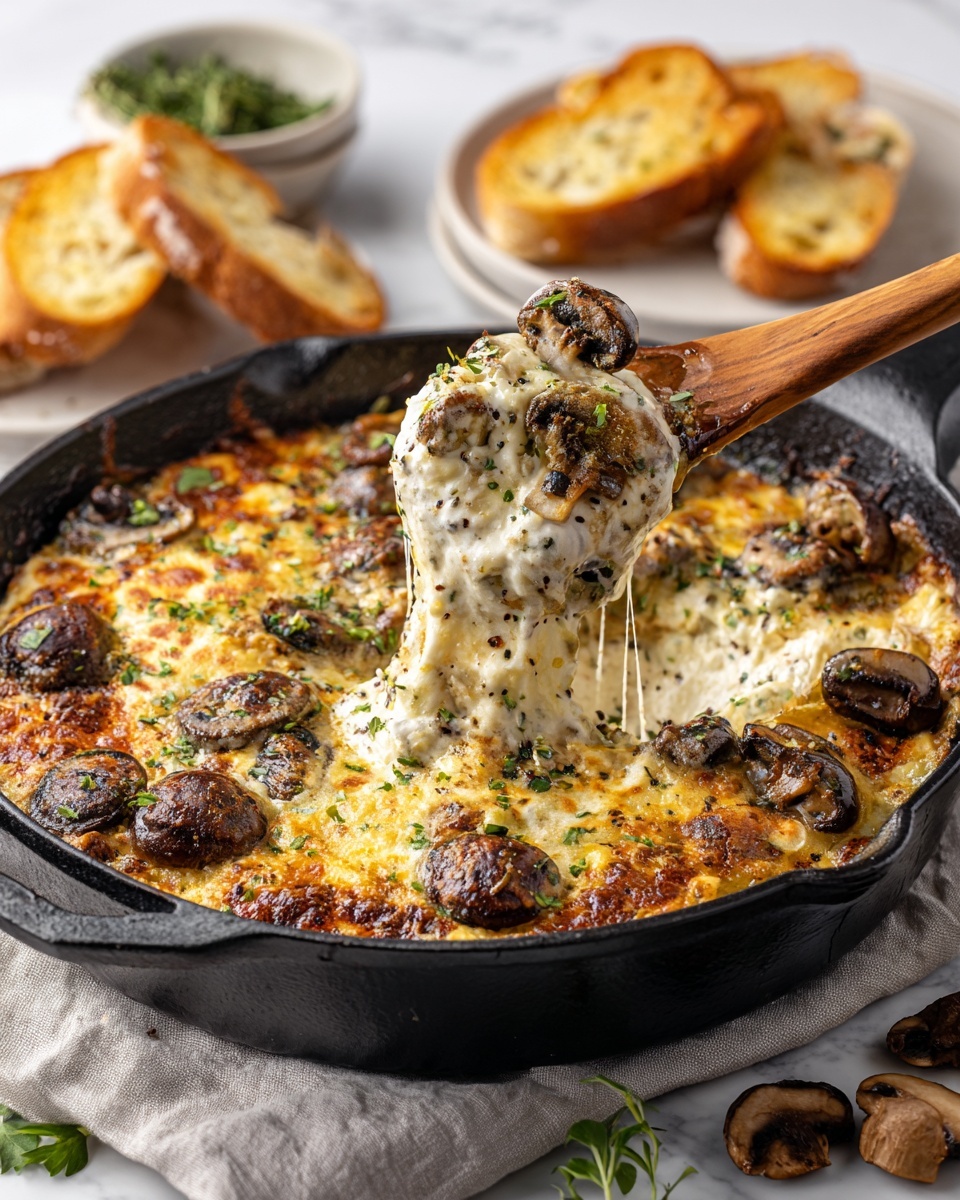 Stuffed Mushroom Dip Recipe - Recipe Image