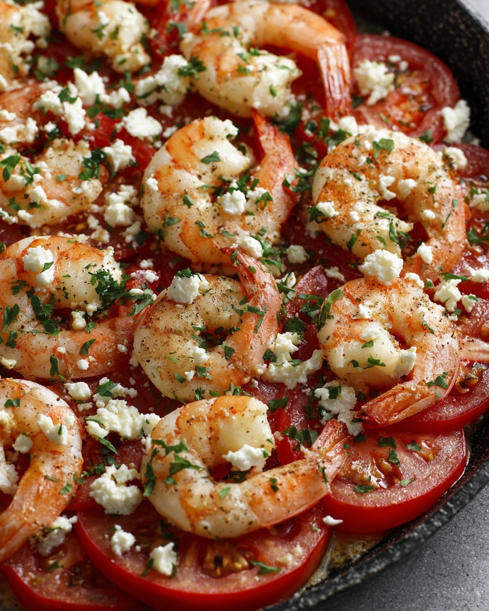 Greek Shrimp with Feta and Tomatoes Recipe - Recipe Image
