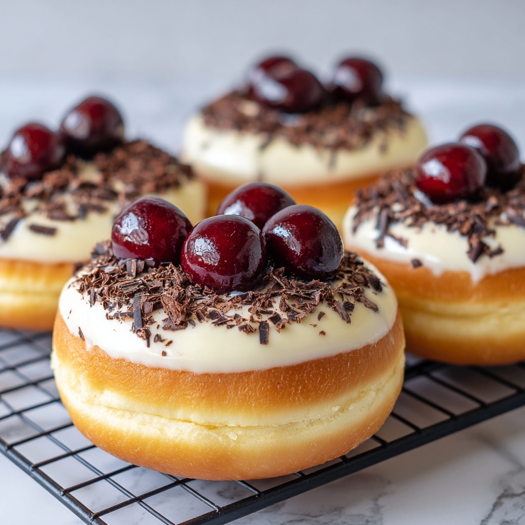 Black Forest Doughnuts Recipe - Recipe Image