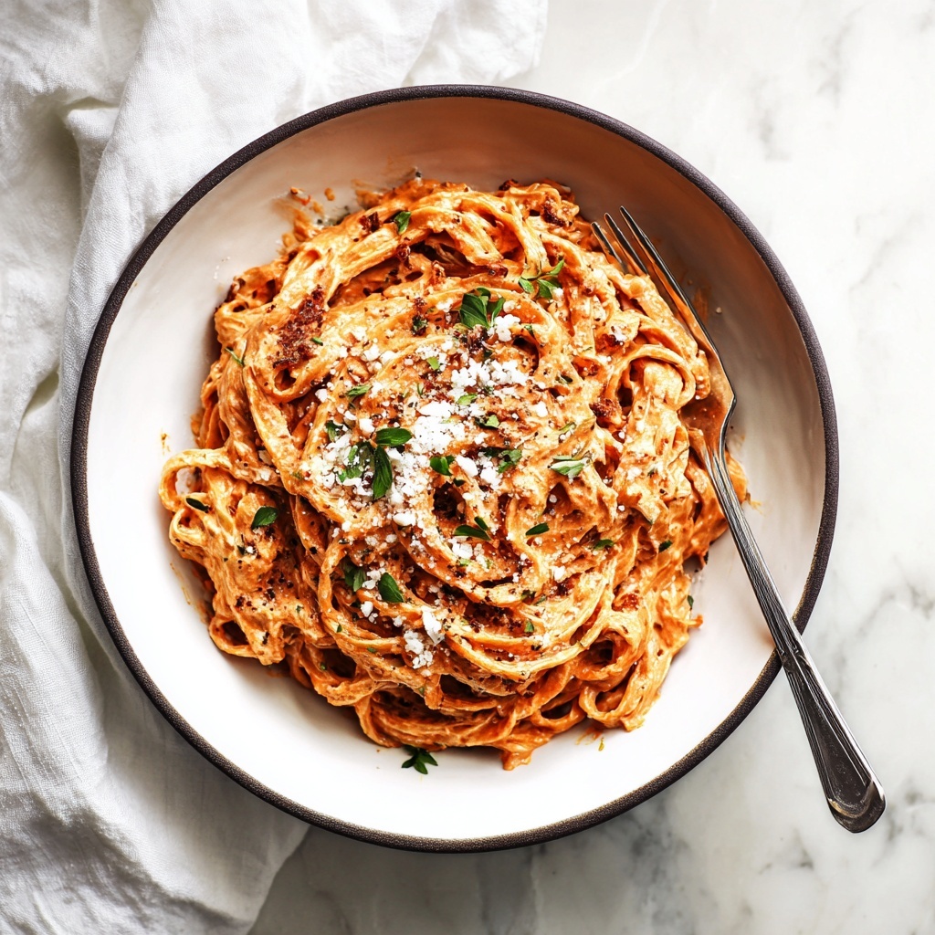 Creamy Pumpkin Alfredo Pasta Recipe - Recipe Image
