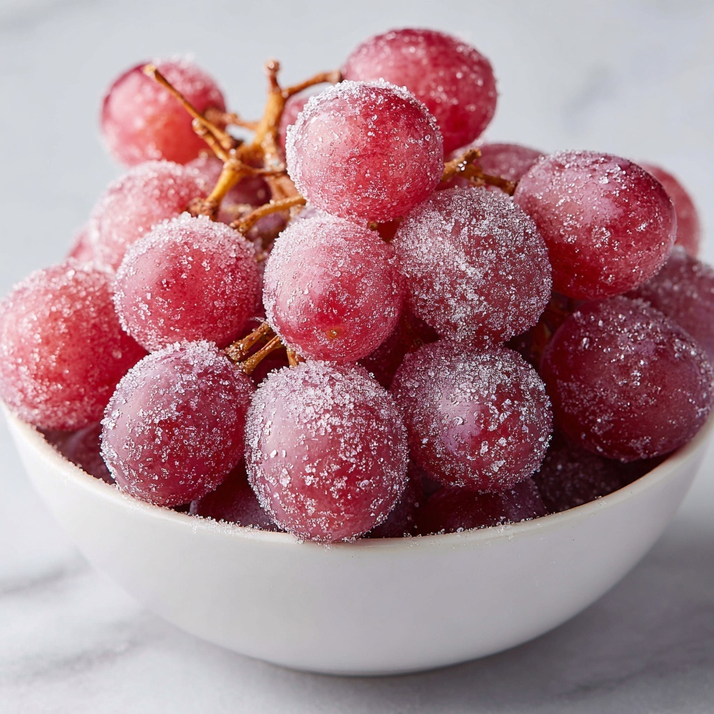 Pink Cotton Candied Grapes Recipe - Recipe Image