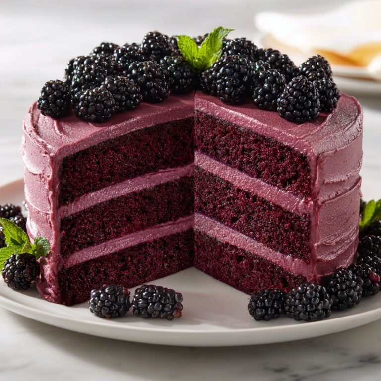 Blackberry Velvet Gothic Cake Recipe