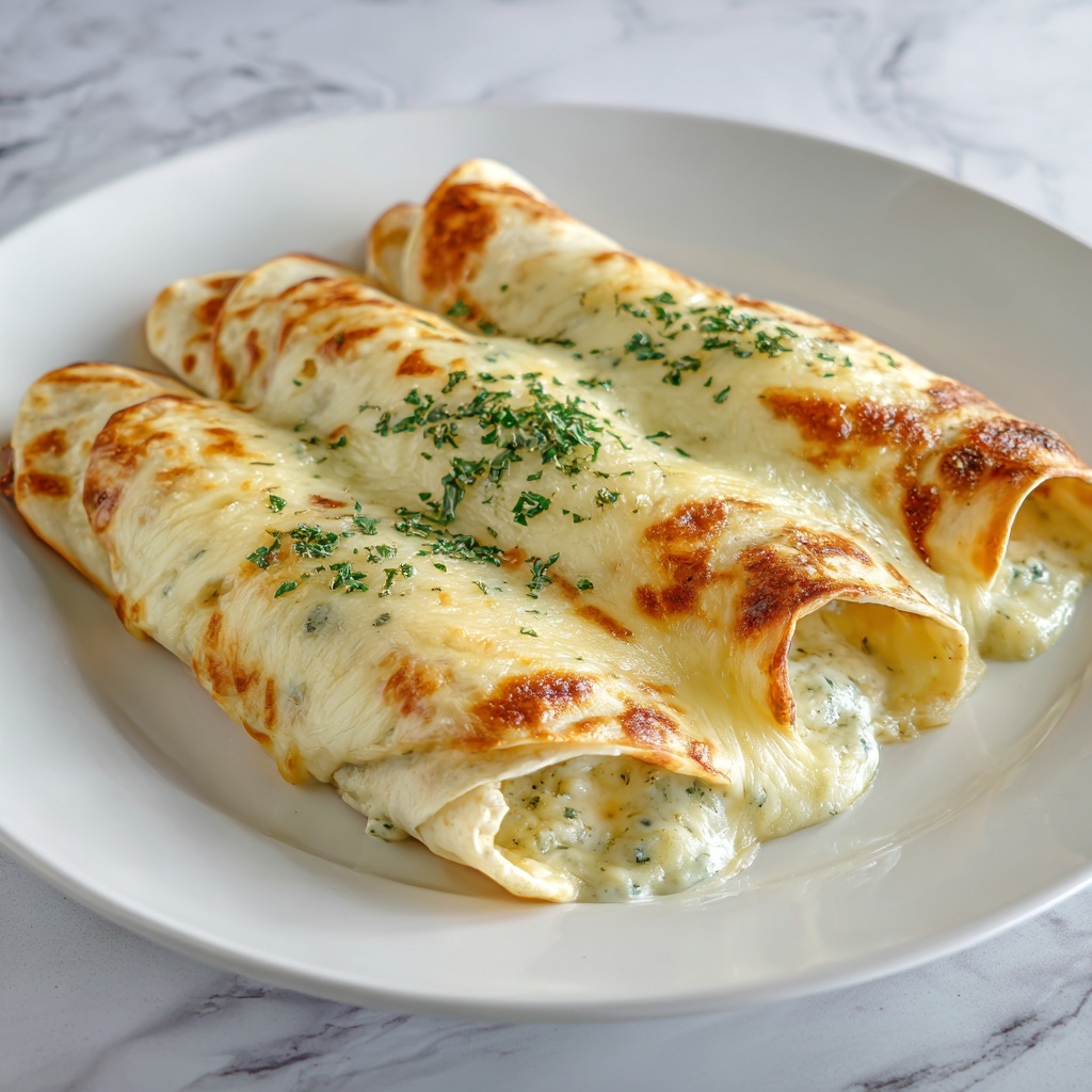 Cheesy Chicken Enchiladas with Homemade Red Sauce Recipe - Recipe Image