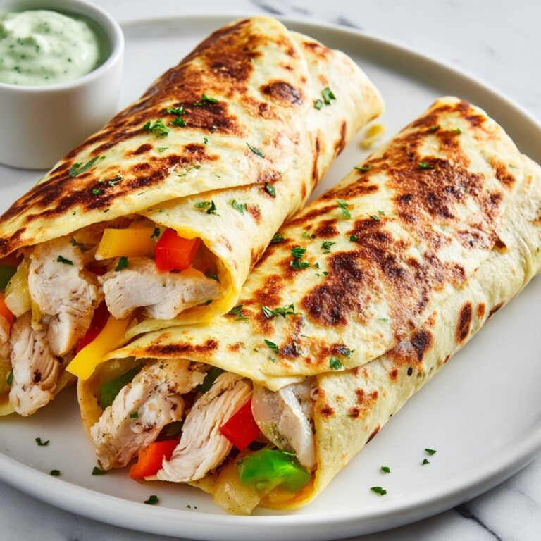 Chicken Fajita Burrito Recipe