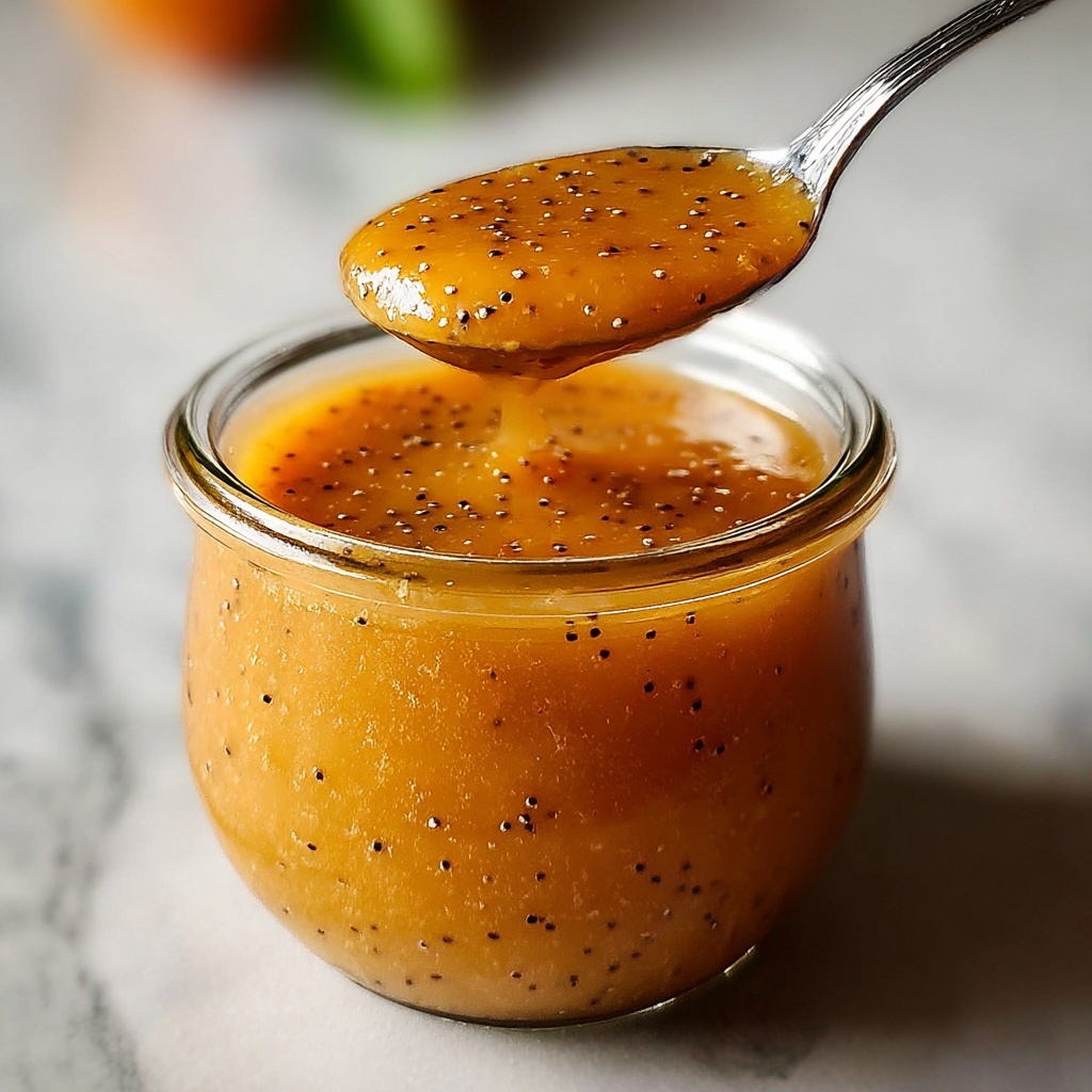 Peach Honey Dijon Balsamic Vinaigrette Recipe - Recipe Image