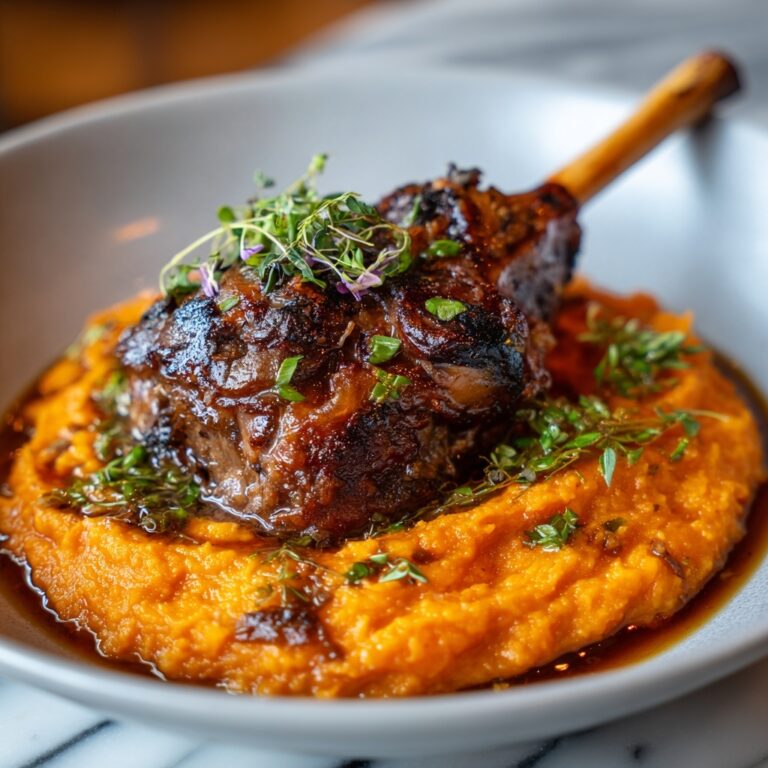 Braised Lamb Shanks with Root Vegetables Recipe