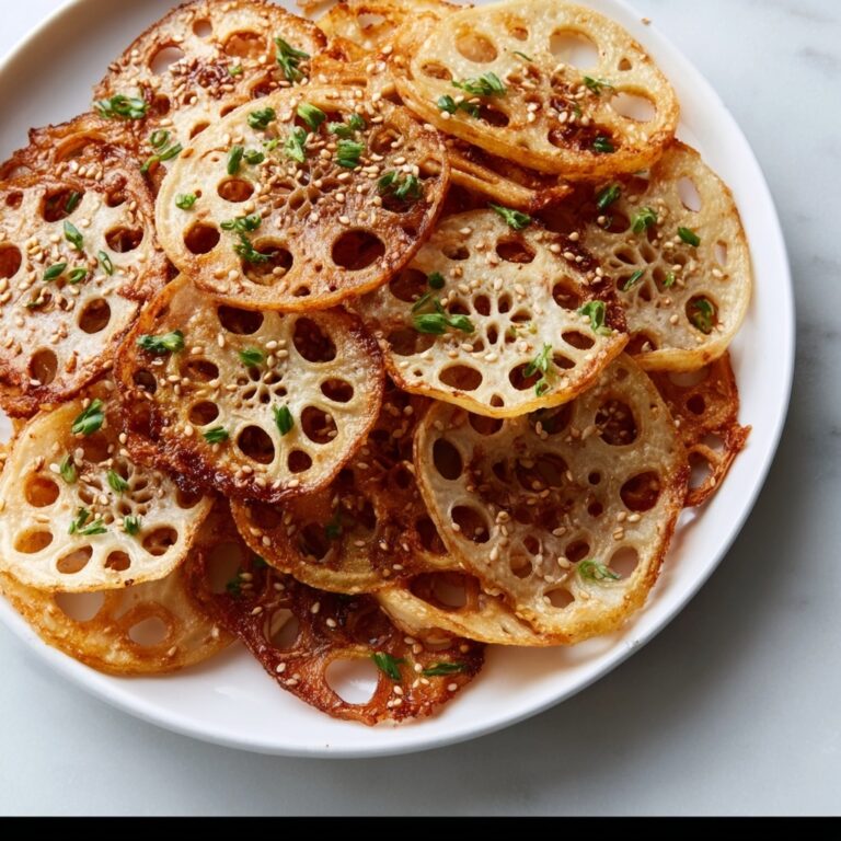 Crispy Lotus Root Chips (Renkon Chips) Recipe