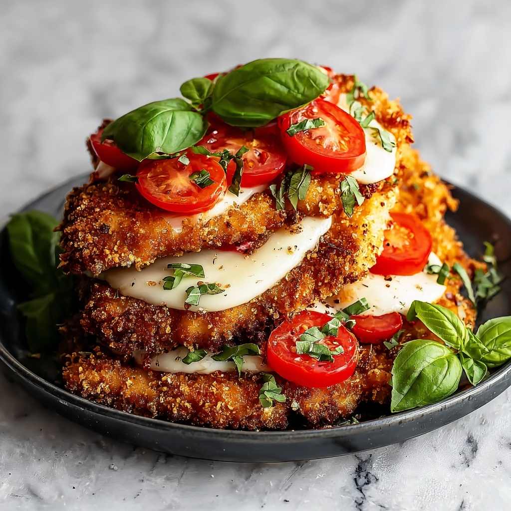Crispy Chicken Caprese Recipe - Recipe Image