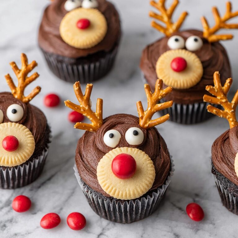Easy Reindeer Cupcakes Recipe