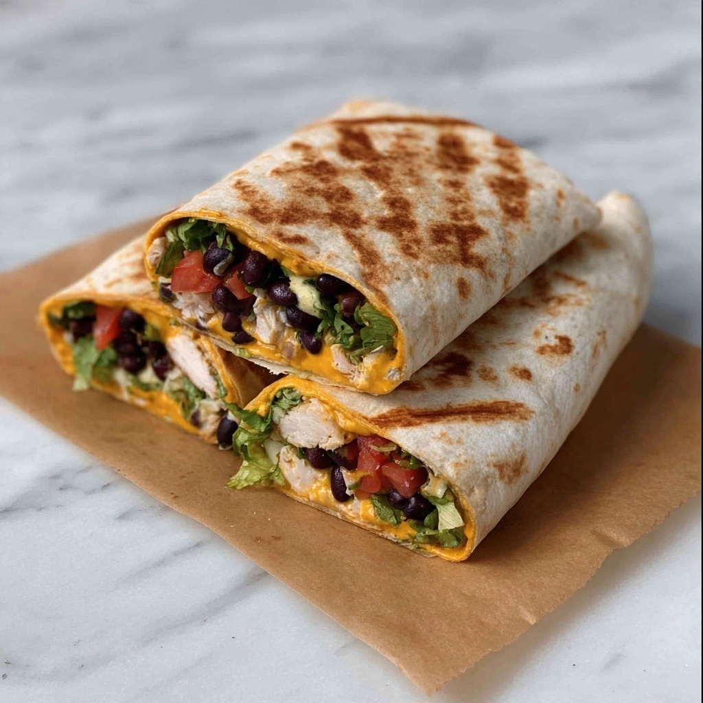 Black Bean Crunch Wrap Supreme Recipe - Recipe Image
