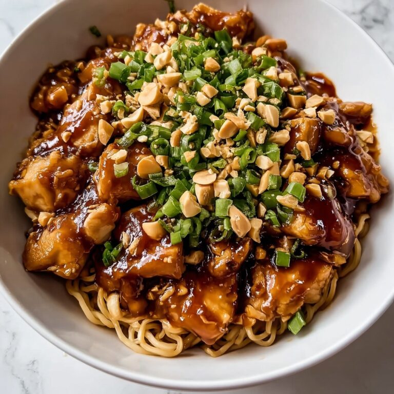 Spicy Kung Pao Chicken Noodles Recipe