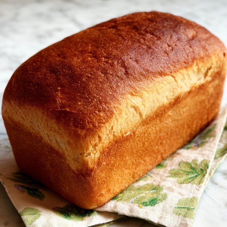 Homemade Classic White Bread Recipe