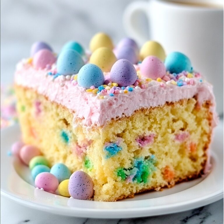 Festive Easter Poke Cake Recipe