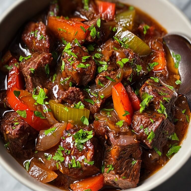 Pepper Steak in a Crock Pot Recipe