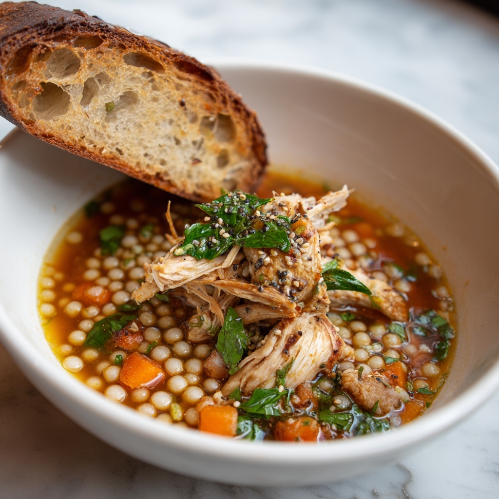 Crockpot Chicken and Barley Soup Recipe - Recipe Image