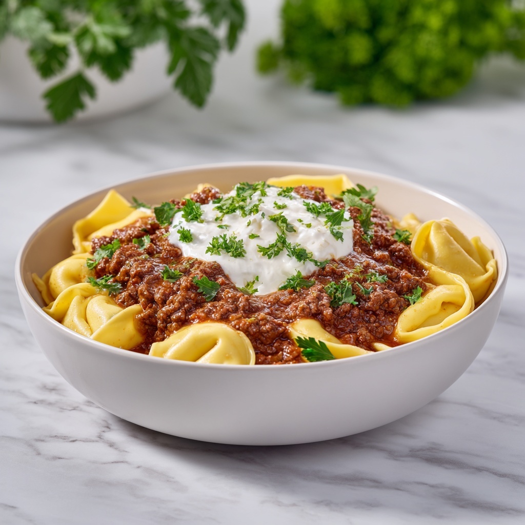 Cheesy Beef Enchiladas Tortellini Recipe - Recipe Image