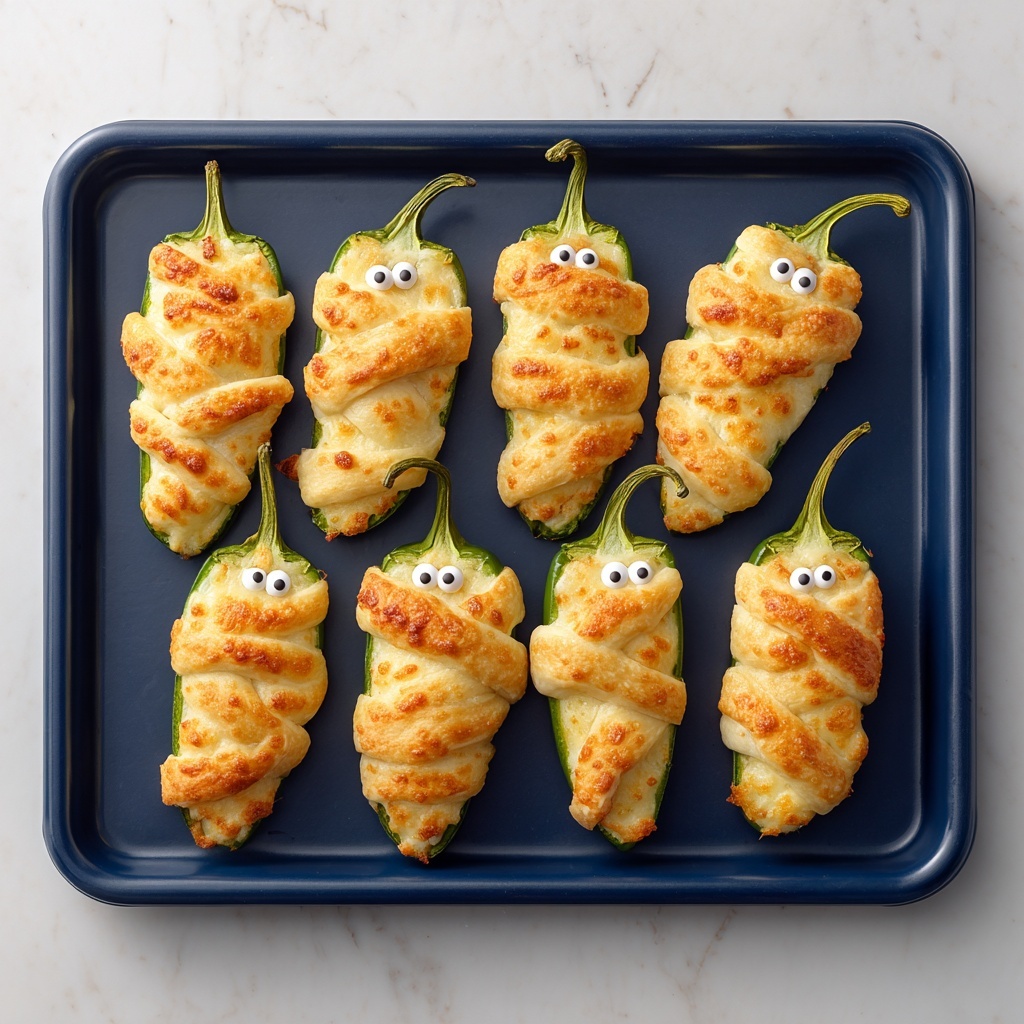 JalapeƱo Popper Mummies Recipe - Recipe Image