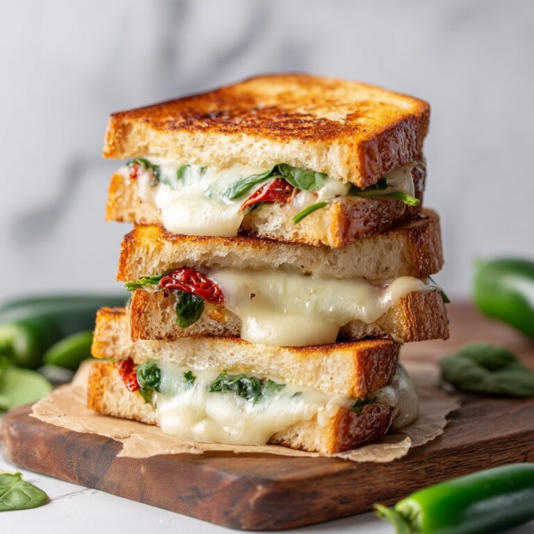 Feta Grilled Cheese Sandwich with Spinach Recipe