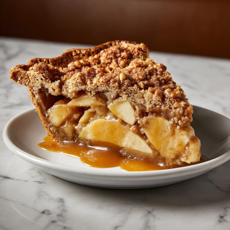 Dutch Pear Pie with Spiced Caramel Sauce Recipe
