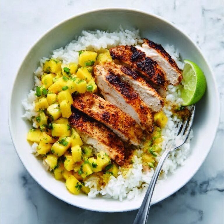 BBQ Salmon with Mango Avocado Salsa Recipe