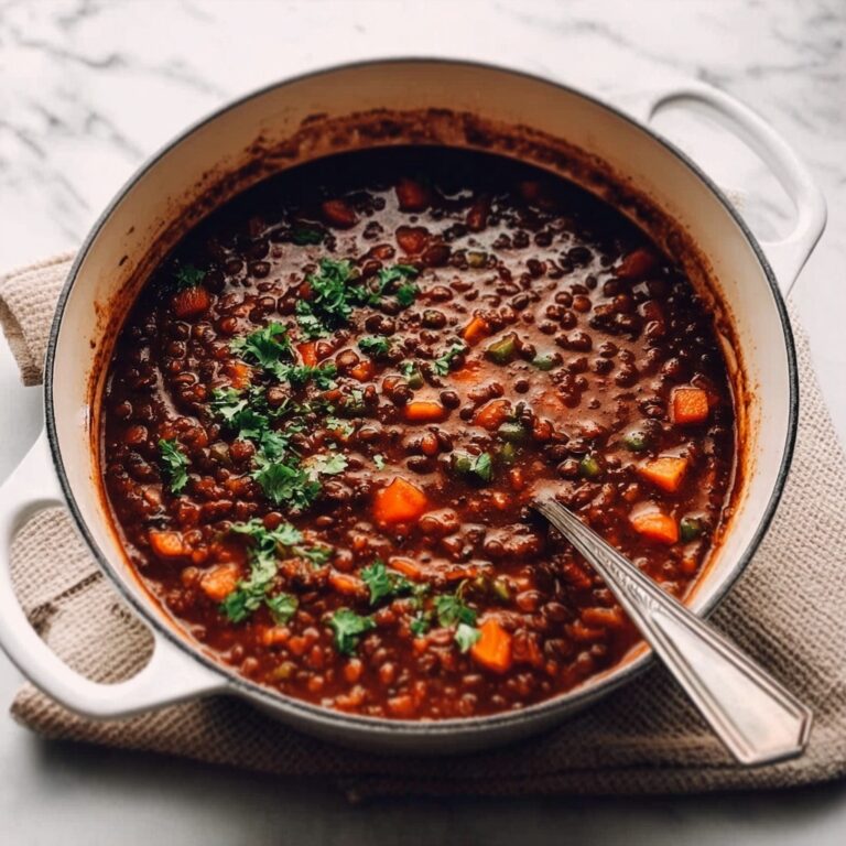 Hearty Lentil Soup with Ground Beef Recipe
