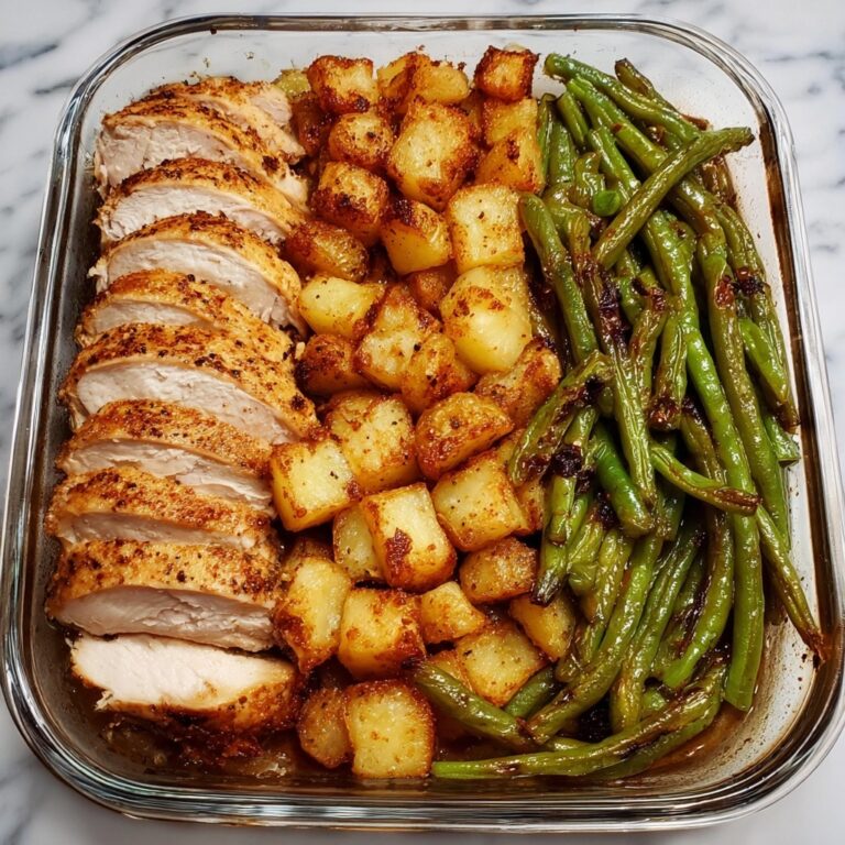 Easy Baked Chicken, Potatoes, and Green Beans Recipe