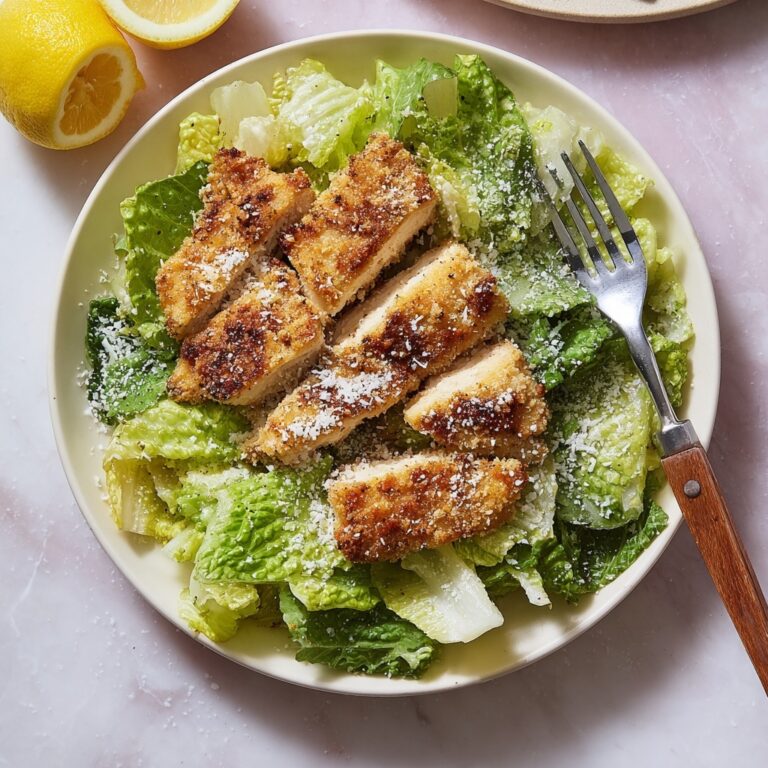 Crispy Chicken Caesar Salad Recipe