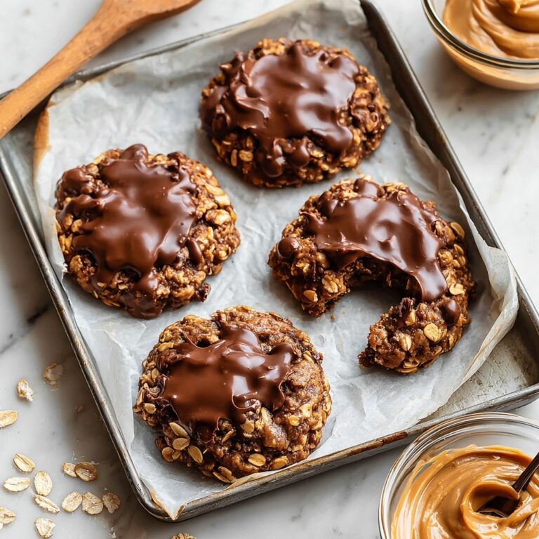 No-Bake Chocolate Peanut Butter Oatmeal Cookies Recipe