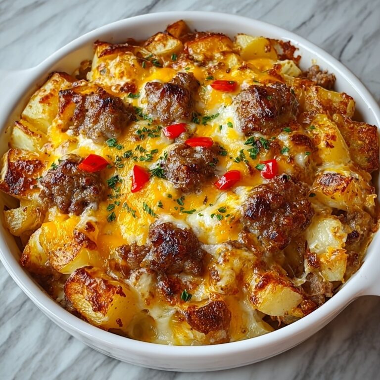 Cheesy Ranch Potatoes and Sausage Recipe