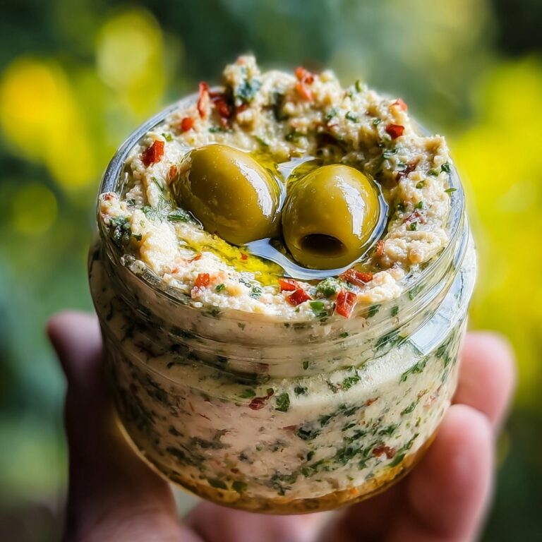 Olive Lovers’ Dream Dip – Creamy Feta & Green Olive Spread Recipe