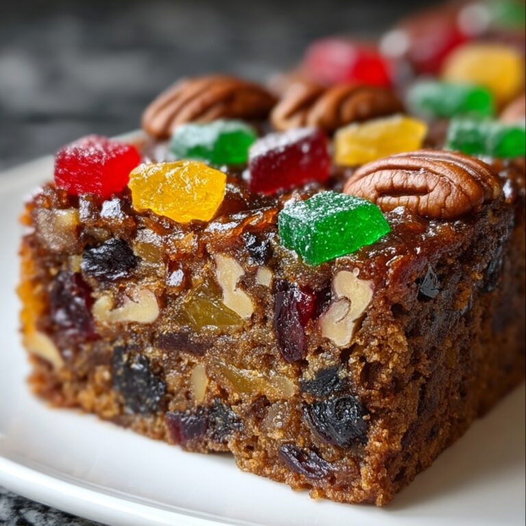 Traditional Christmas Fruit Cake Recipe