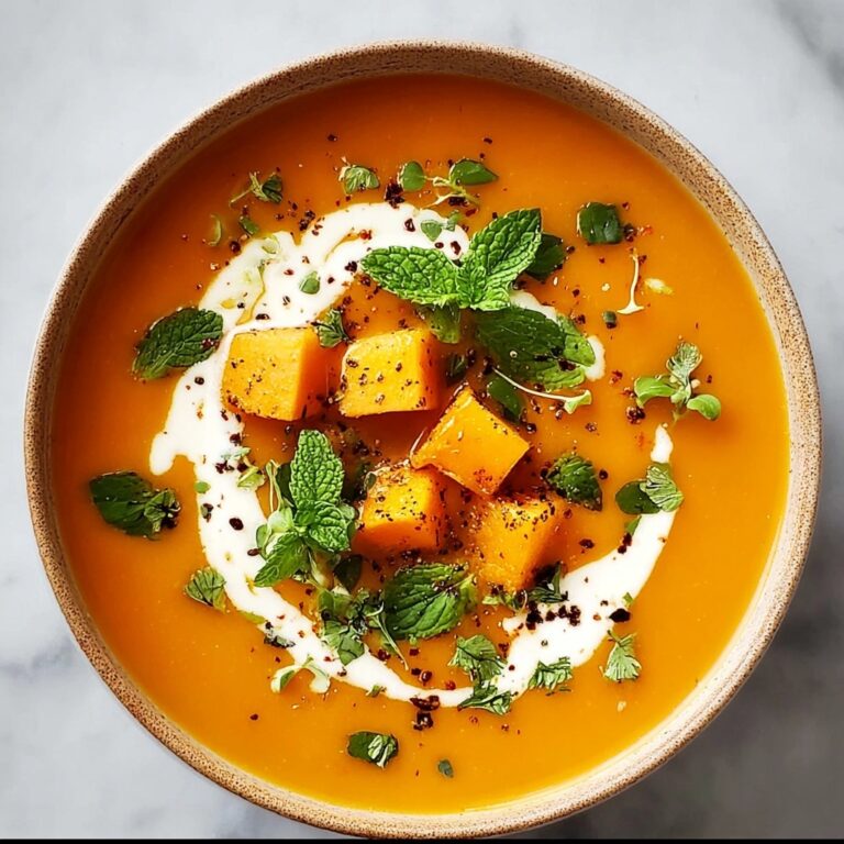 Spicy Butternut Squash Sweet Potato Soup Recipe