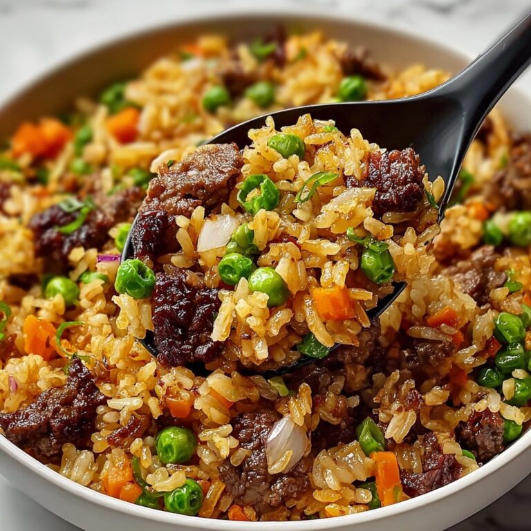 Onion Beef Fried Rice Recipe