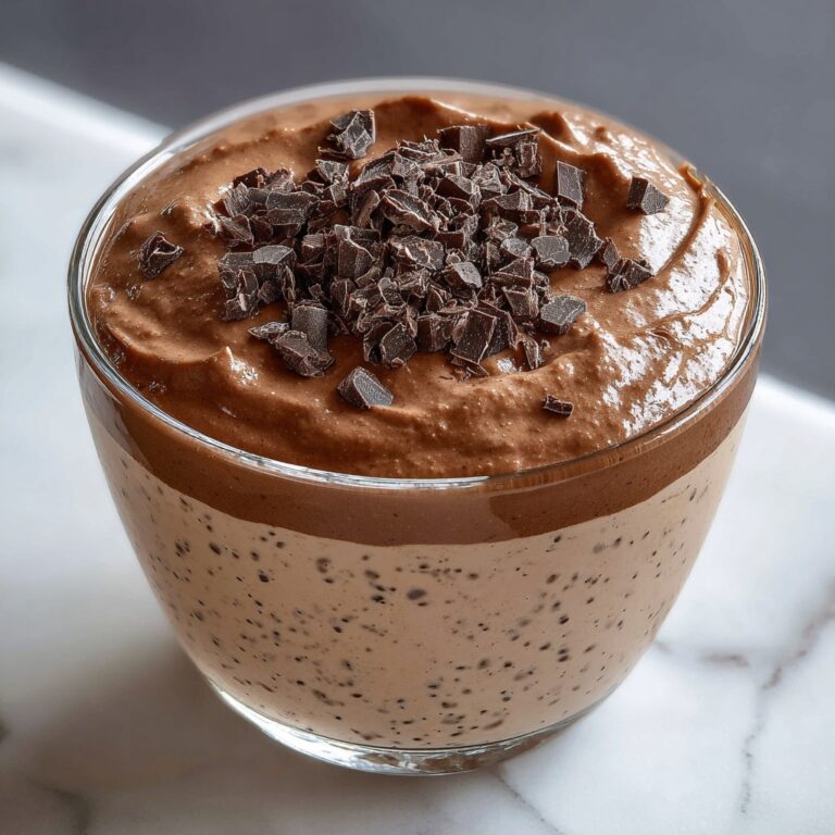 Chocolate or Vanilla Protein Pudding Recipe