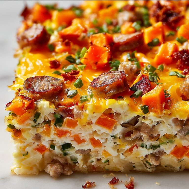 Sweet Potato Hashbrown Breakfast Casserole Recipe