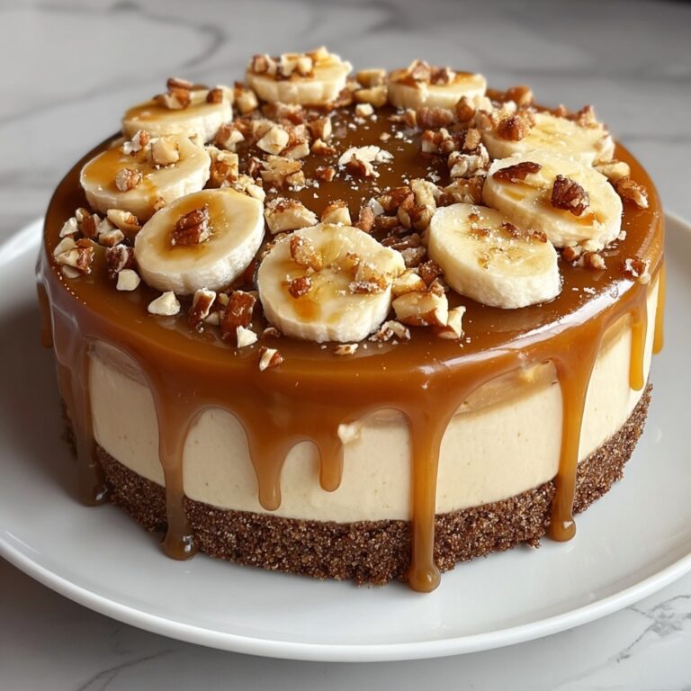 Banana Caramel Nut Cheesecake Recipe