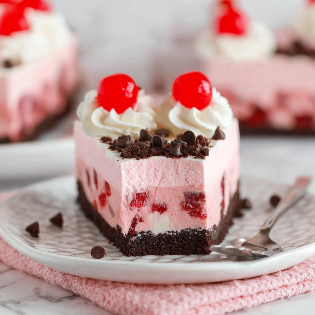 Cherry Chocolate Chip Ice Cream Pie Recipe - Recipe Image
