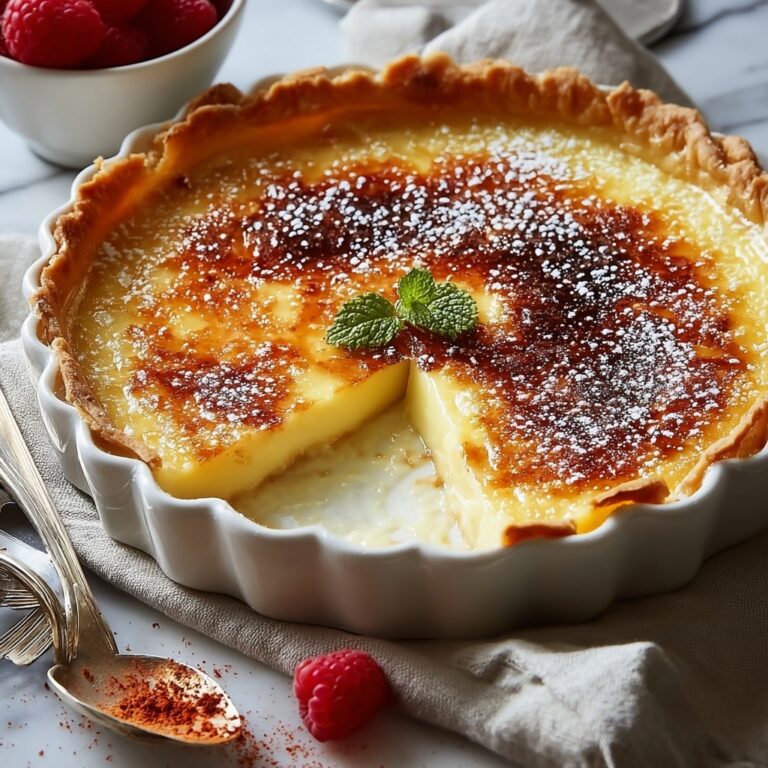 Authentic French Crème Brûlée Tart Recipe