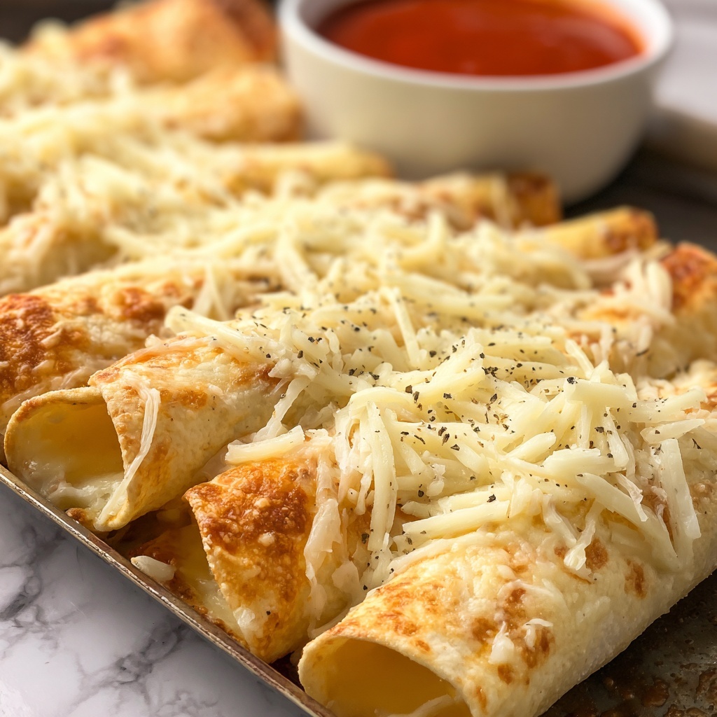 Homemade Cheesy Breadsticks Recipe - Recipe Image