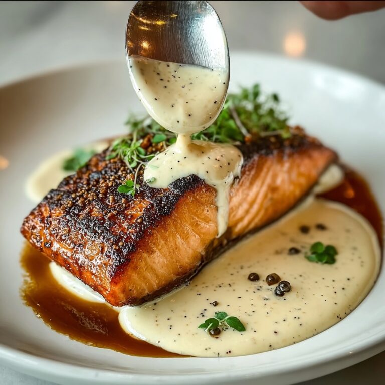Blackened Salmon with Creamy Dijon Sauce Recipe